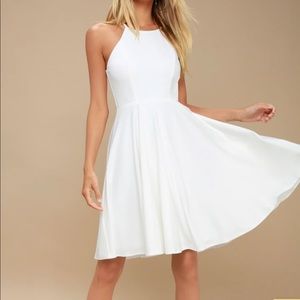 Lulus Irresistible Charm White Midi Dress